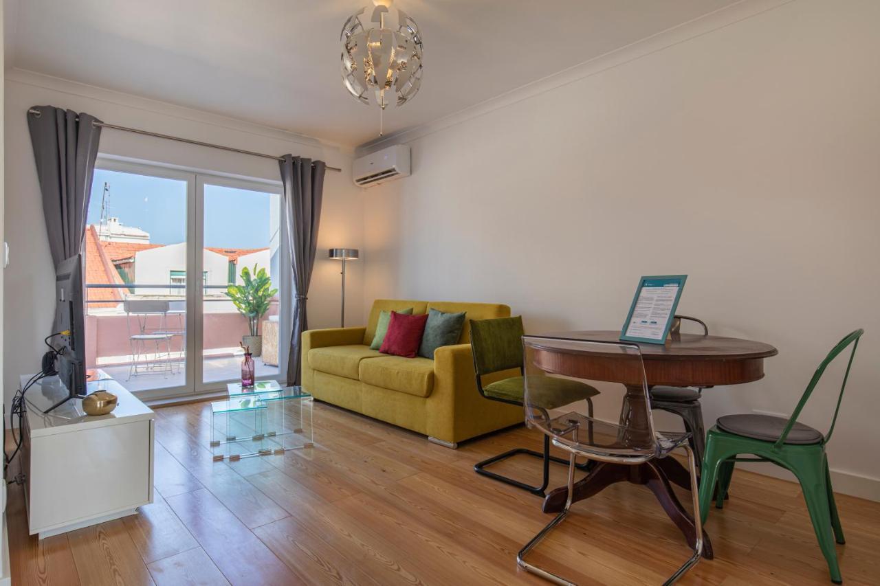 Lovelystay - Sunny 1Bdr Apartment W/Terrace Lisboa Eksteriør billede