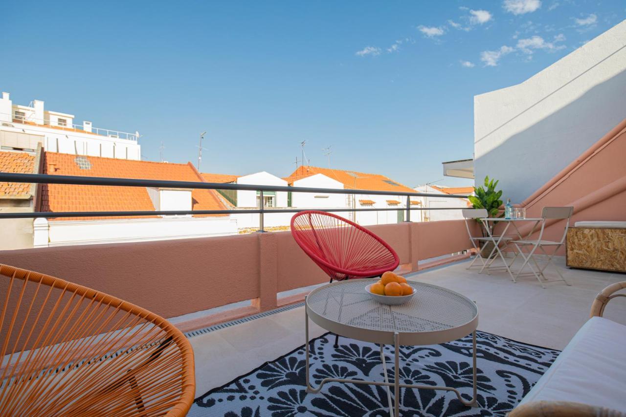 Lovelystay - Sunny 1Bdr Apartment W/Terrace Lisboa Eksteriør billede